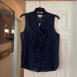 NWT navy blue Loft shirt.